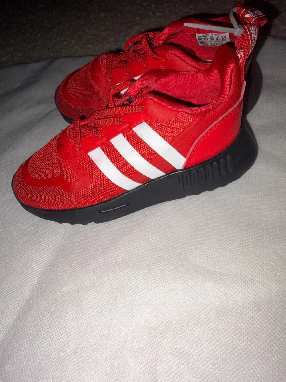 adidas Originals Multix Scarlet Red White Black Toddler Size 8K GW5539